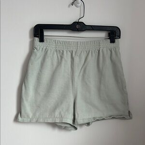 Brandy Melville Green Athletic Shorts Lightweight Elastic Waist